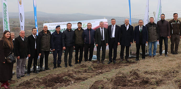 11 Kasım Milli Ağaçlandırma Günü Havza OSB Ağaçlandırıldı