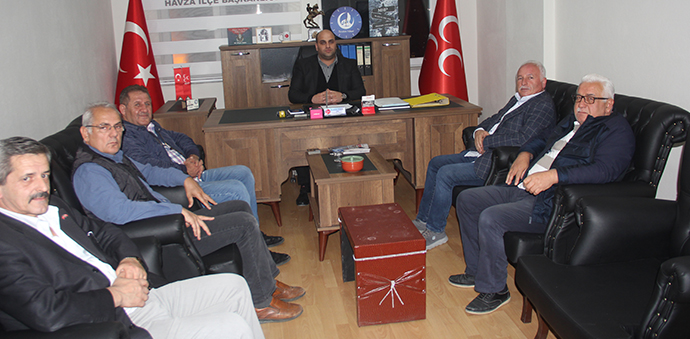 Aday Adayı Aydın Kaya’dan MHP İlçe Başkanlığına Ziyaret