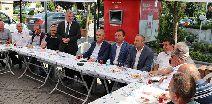 Ak Parti Havza İlçe Başkanlığında Bayramlaşma