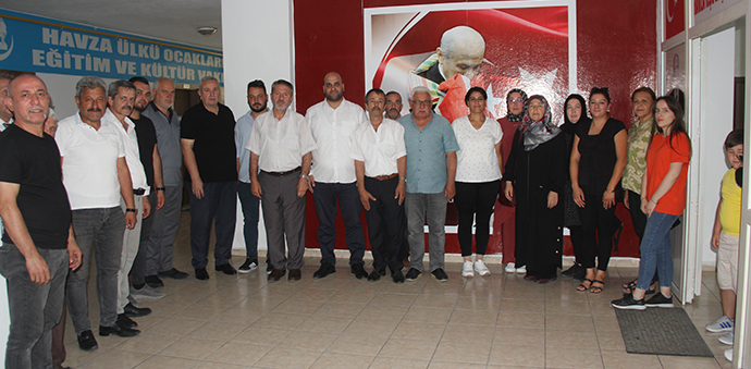 Ak Parti Havza İlçe Başkanlığından MHP İlçe Teşkilatına Ziyaret