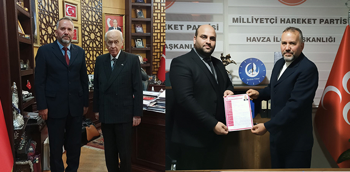 Bayram Kul, Havza Belediye Başkanlığı Aday Adaylığına Müracaatını Yaptı