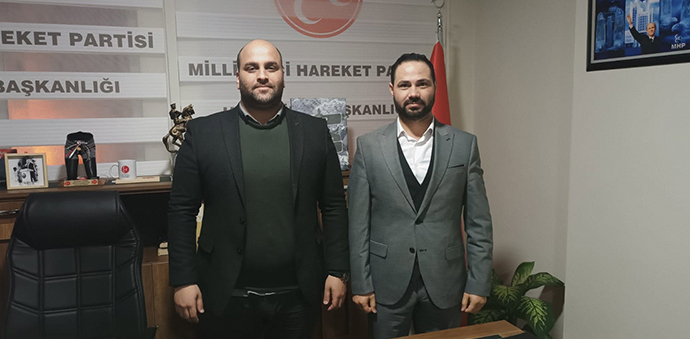 Belediye Başkan Aday Adayı Karaçoba’dan MHP’ye Ziyaret