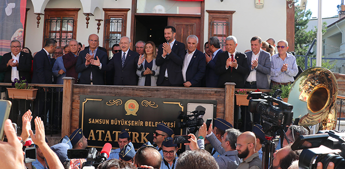 CHP Genel Başkanı Kemal Kılıçdaroğlu Havza Atatürk Evi Ziyareti