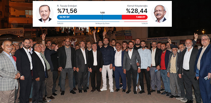 Cumhur İttifakı Meydanlarda Kutlama Yaptı