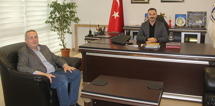 Gazetemizden Havza Kaymakamı Mustafa Ayvat'a Ziyaret