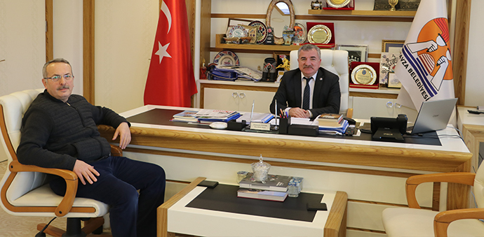 Havza 25 Mayıs Gazetesinden Havza Belediye Başkanı Özdemir’e Ziyaret