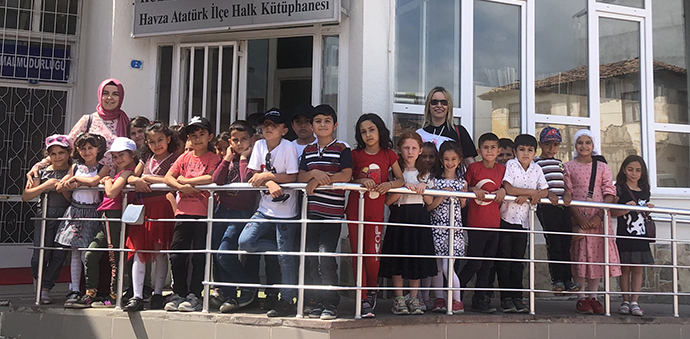 Havza Atatürk Evine Öğrencilerden Ziyaret