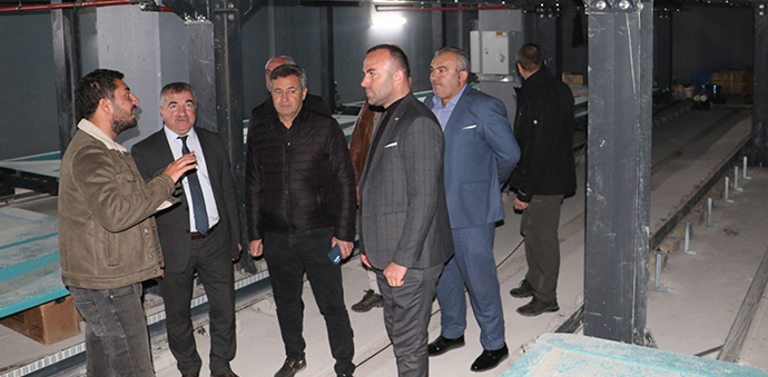 Havza Belediye Başkanı ve STK Temsilcilerden Otopark İnşaatına Ziyaret