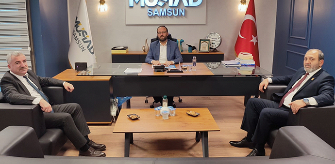Havza Belediye Başkanı Özdemir’den Samsun Üniversitesi ve MÜSİAD Samsun Şubesine ziyaret