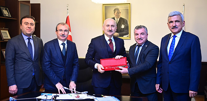 Havza Belediye Başkanı Özdemir ve Ak Parti İlçe Başkanı Kayan Ankara’da