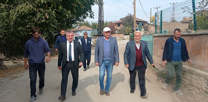 Havza Belediyesi Başkanı Özdemir’den Yol İncelemesi