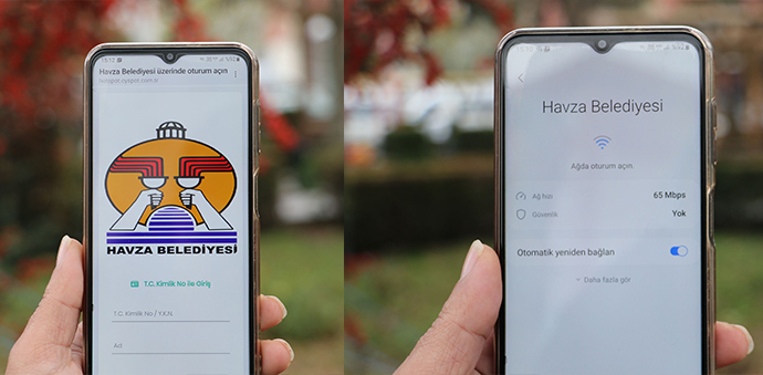 Havza Belediyesinden Ücretsiz İnternet