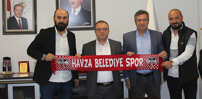 Havza Belediyespor'dan Kaymakam Nayman’a Ziyaret