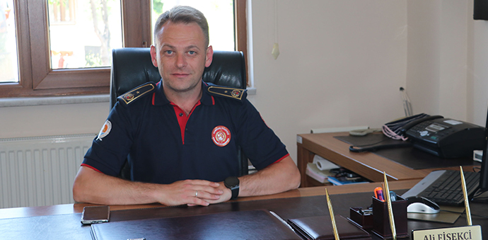 Havza Bölge İtfaiye Grup Amiri Anız Yangınlarına Karşı Uyarıyor