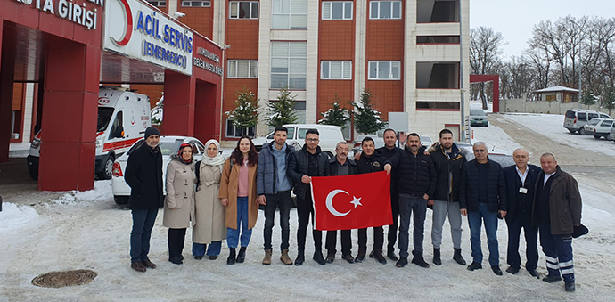 Havza Devlet Hastanesi Sağlık Ekibi Döndü