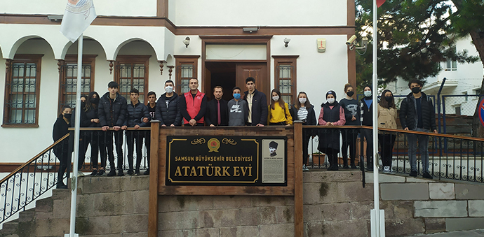 Havza Gençlik Merkezinden Atatürk Haftası Ziyareti