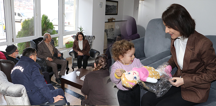 Havza Kaymakam Vekili Nayman’dan Depremzede Ailelere Ziyaret