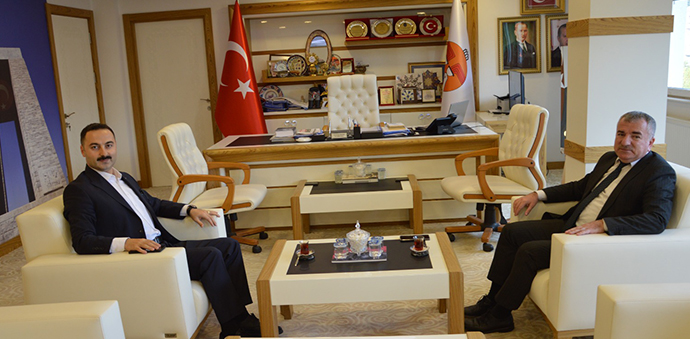 Havza Kaymakamı Ayvat’tan Belediye Başkanı Özdemir’e Ziyaret