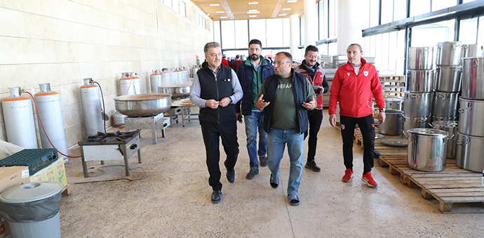 Havza Kaymakamı Cengiz Nayman Deprem Bölgesinde