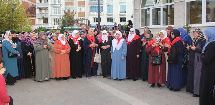 Havza Kevser’den Ravza’ya Uğurlandılar