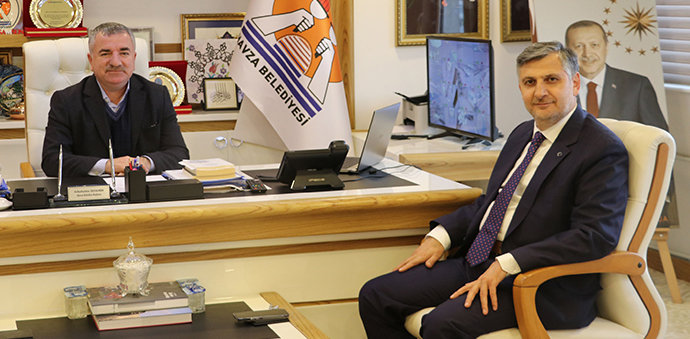 Havza Müftüsü Cemil Alıcı’dan Başkan Özdemir’e İadeyi Ziyaret