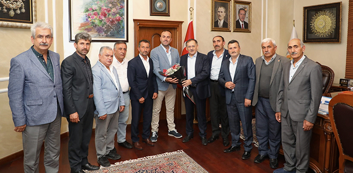 Havza Muhtarları Derneğinden Başkan Demir’e Ziyaret