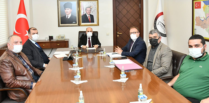 Havza OSB’de Yatırım Yapacak İş İnsanlarından Vali Dağlı’ya Ziyaret