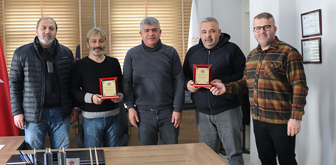 Havza TSO’dan Gazetecilere Plaket