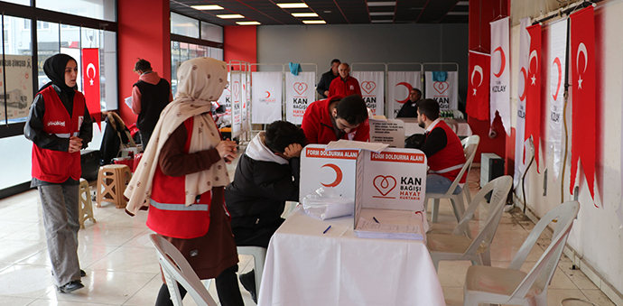 Havza’da 130 Ünite Kan Bağışı Toplandı