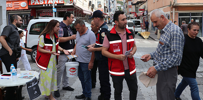 Havza’da 1500 Erkeğe KADES Ve Kadına Karşı Şiddet Bilgilendirmesi