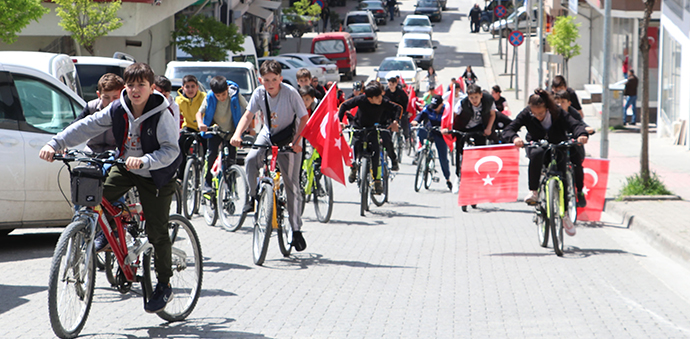 Havza'da Halk Bisiklet Turu Düzenlendi