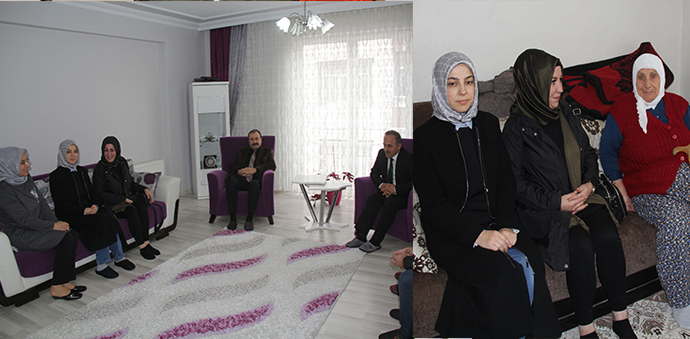 Havza’da Hayatını Kaybeden Öğretmenlerin Aileleri Ziyaret Edildi