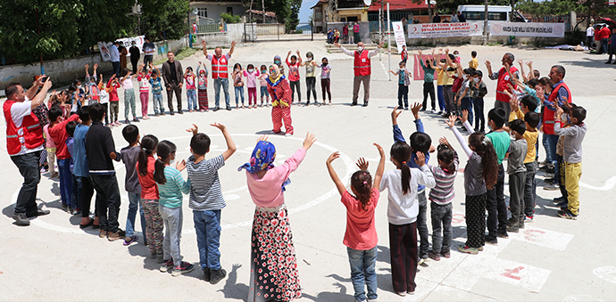 Havza'da Kızılay Şenlendirme Projesi Kapsamında Etkinlik Düzenlendi