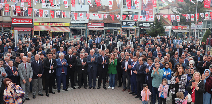 Havza’da MHP’den Mehterli Kortejli Gövde Gösterisi