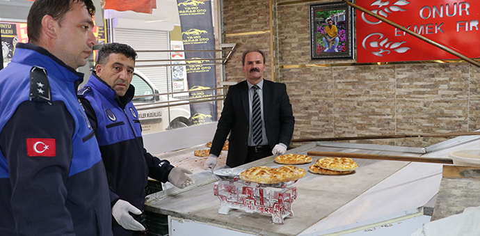 Havza'da Ramazan Pidesi Denetimi