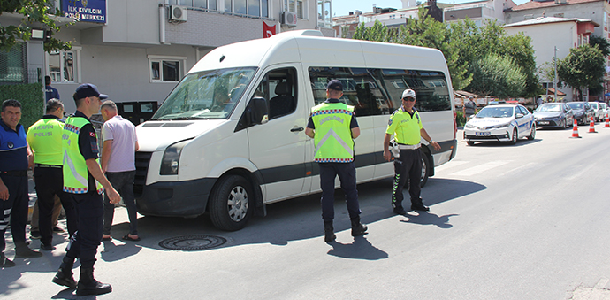 Havza’da Şehiriçi Minibüs Denetimi Yapıldı