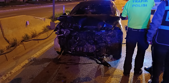 Havza’da Trafik Kazası 3 Yaralı