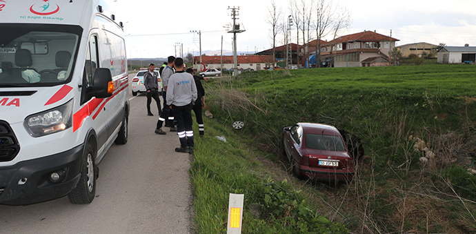 Havza’da Trafik Kazası 3 Yaralı