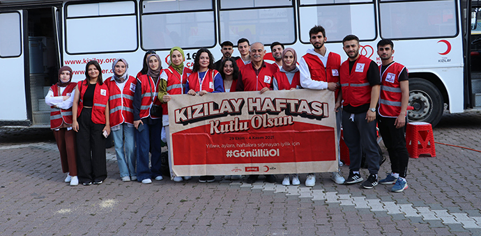 Havza'da Türk Kızılay 128 Ünite Kan Bağışı Topladı