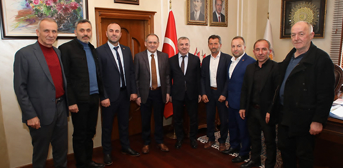 Havzalı Muhtarlardan Samsun BB Başkanı Demir'e Ziyaret