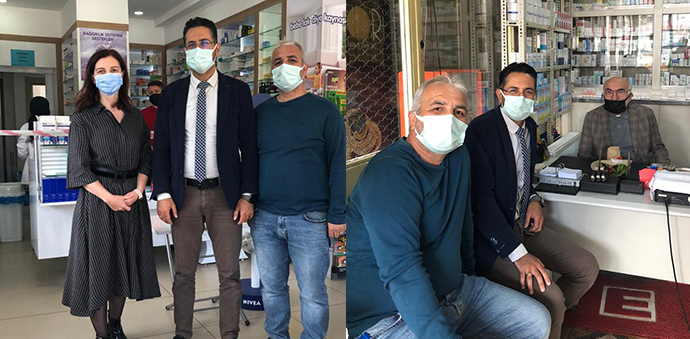 İlçe Sağlık Müdüründen Eczanelere Ziyaret