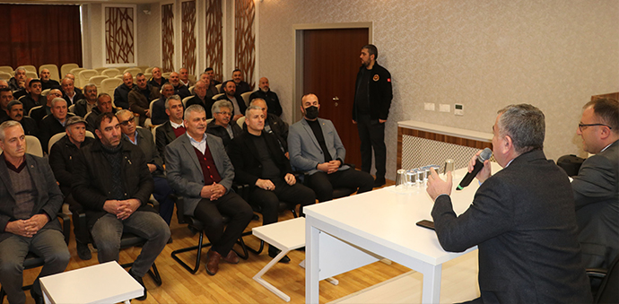 Kaymakam Nayman ve Belediye Başkanı Özdemir Muhtarlar İle Buluştu