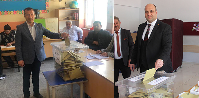 MHP Adayları Yüksel Ve Korkmazlı Oylarını Havza’da Kullandılar