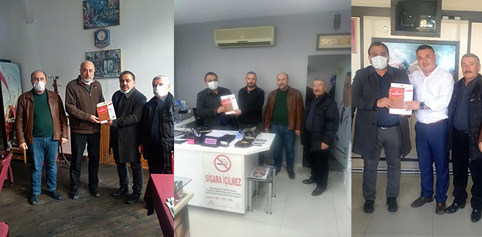 Milliyetçi Hareket Partisinden Muhtarlara Ziyaret