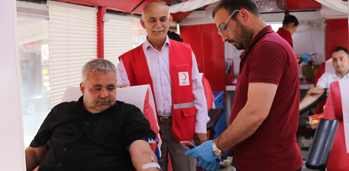 Samsun Kan Bağışlıyor, Hedef 5555 Kan Bağışı Kampanyasına Destek