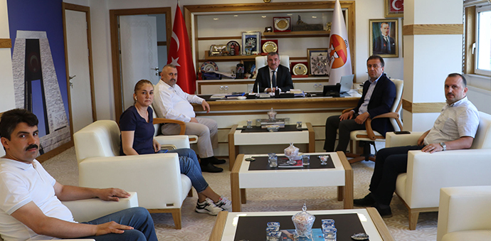 SASKİ Genel Müdürü Yanık’dan Başkan Özdemir’e Ziyaret
