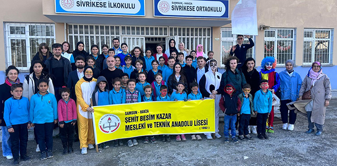 Şehit Besim Kazar MTAL Öğrencilerinden Toplum Hizmeti Çalışması