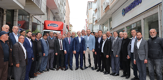 Ticaret Bakanı Mehmet Muş Havza’da Ziyaretlerde Bulundu