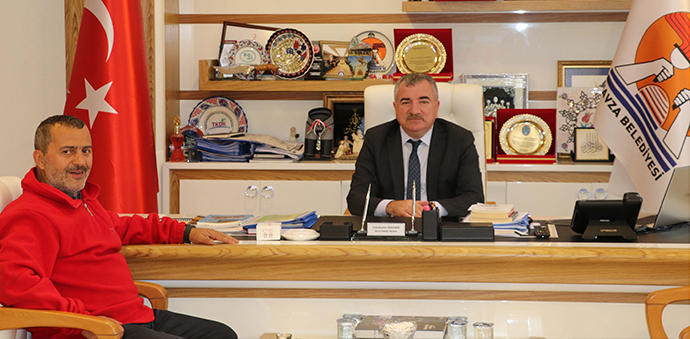 Yatırımcı İş İnsanından Havza Belediye Başkanı Özdemir’e Ziyaret