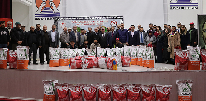  Yüzde 75 Hibeli Yağlık Ayçiçeği Tohumu Dağıtımı Gerçekleştirildi